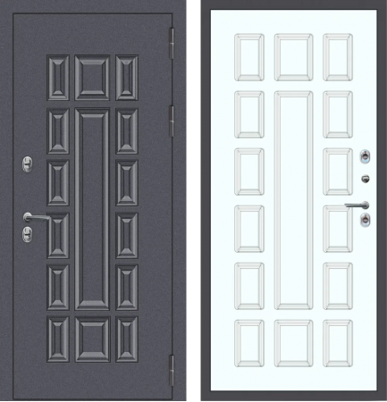 M64 ТЕРМО штамп шоколад Букле графит - ФЛТ-6 Velluto Bianco AG 700