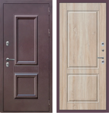 M61 ТЕРМО штамп 2 квадрата Букле опал - ФЛТ-7 Дуб Сонома светлый