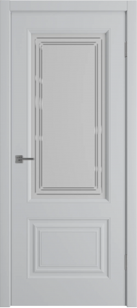 Беатрис 2 ДО мателюкс матовое с гравировкой Светло-серая эмаль