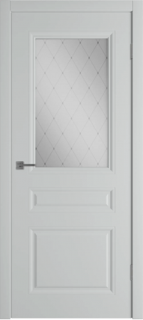 Челси ДО матовое с рисунком Серебро эмаль