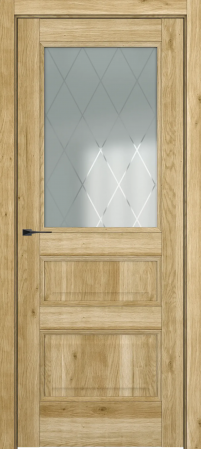 Ампир ДО Baguette B5 Сатинато с рисунком ромб Голд вуд