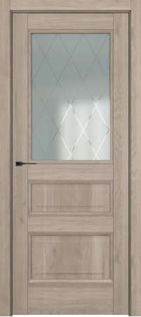 Ампир ДО Baguette B5 Сатинато с рисунком ромб Милк вуд