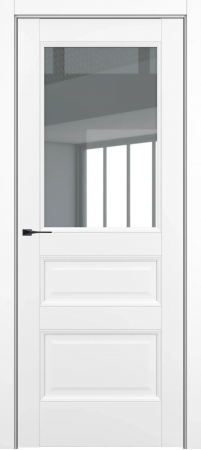 Ампир ДО Baguette B5 стекло прозрачное Белый матовый