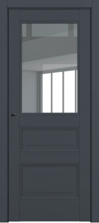 Ампир ДО Baguette B5 стекло прозрачное Графит премьер мат