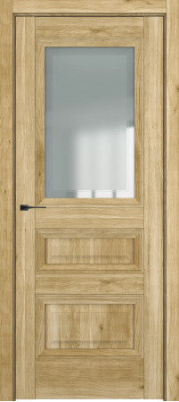 Ампир ДО Baguette B3 Сатинато с рамкой Голд вуд