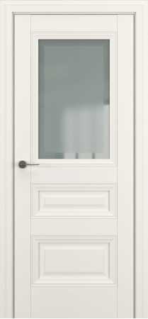 Ампир ДО Baguette B3 Сатинато с рамкой Молочный матовый