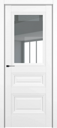 Ампир ДО Baguette B3 стекло прозрачное Белый матовый