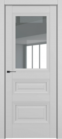 Ампир ДО Baguette B3 стекло прозрачное Матовый серый