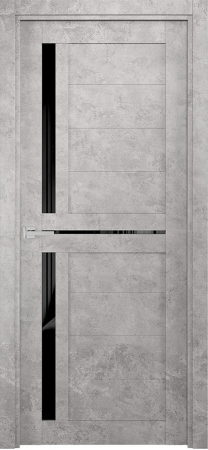 Квадро 11 ПО черный лак Бетон