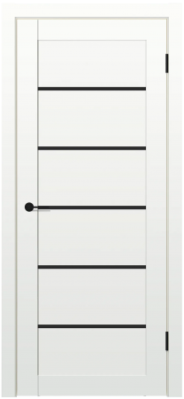 NX 8 ДО черный лак Белый полипропилен