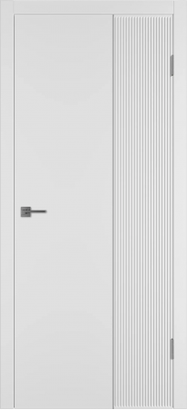 Linea VR2 ДГ Белая эмаль Молдинг Серебро