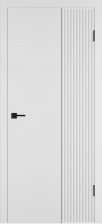 Linea VR2 ДГ Белая эмаль Молдинг Черный