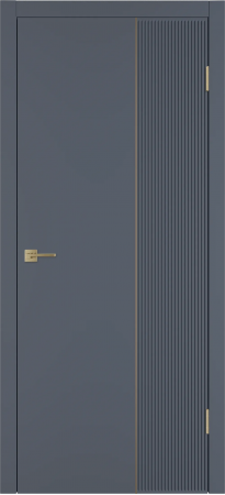 Linea VR2 ДГ Графит эмаль Молдинг Золото