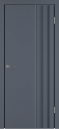 Linea VR2 ДГ Графит эмаль Молдинг Серебро