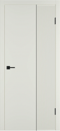 Linea VR2 ДГ Магнолия эмаль Молдинг Черный