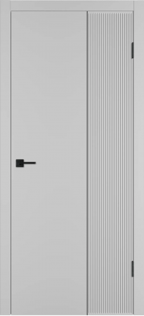 Linea VR2 ДГ Серебро эмаль Молдинг Черный