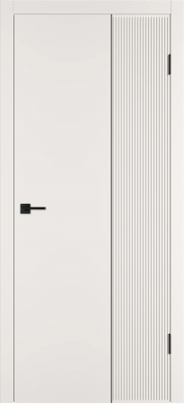 Linea VR2 ДГ Слоновая кость эмаль Молдинг Черный