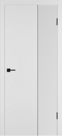 Linea HR2 ДГ Белая эмаль Молдинг Черный