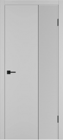 Linea HR2 ДГ Серебро эмаль Молдинг Черный