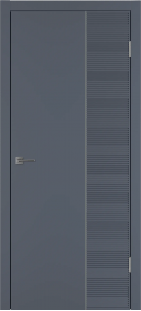 Linea HR2 ДГ Графит эмаль Молдинг Серебро