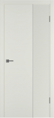 Linea HR2 ДГ Магнолия эмаль Молдинг Серебро