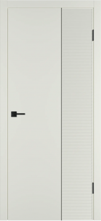 Linea HR2 ДГ Магнолия эмаль Молдинг Черный