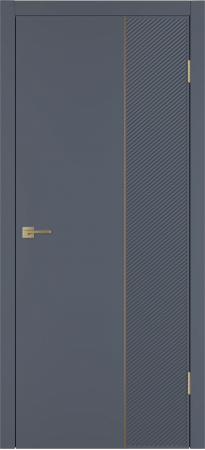 Linea DR2 ДГ Графит эмаль Молдинг Золото