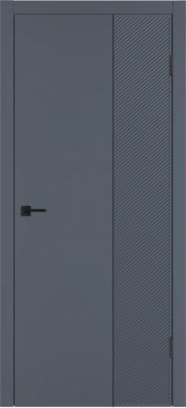 Linea DR2 ДГ Графит эмаль Молдинг Черный