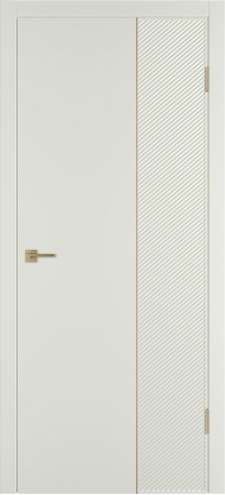 Linea DR2 ДГ Магнолия эмаль Молдинг Золото