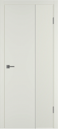 Linea DR2 ДГ Магнолия эмаль Молдинг Серебро