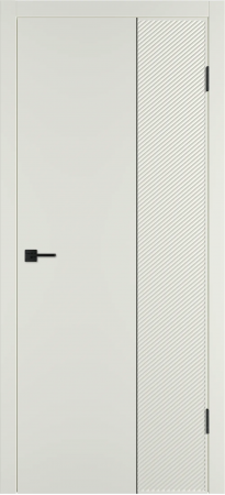 Linea DR2 ДГ Магнолия эмаль Молдинг Черный