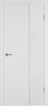 Linea ART2 ДГ Белая эмаль Молдинг Золото