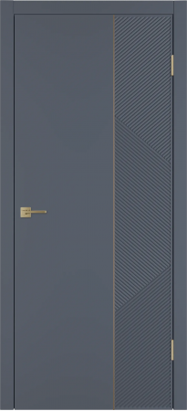 Linea ART2 ДГ Графит эмаль Молдинг Золото