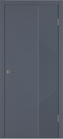 Linea ART2 ДГ Графит эмаль Молдинг Серебро