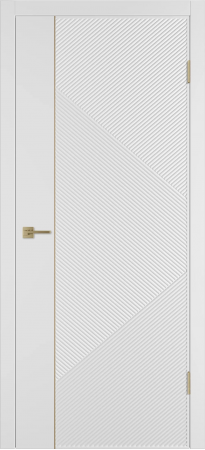 Linea ART1 ДГ Белая эмаль Молдинг Золото