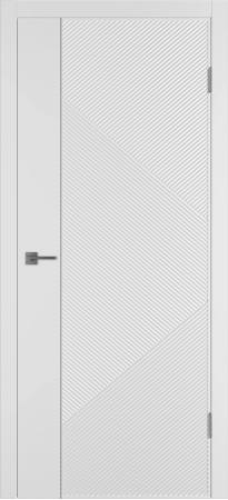 Linea ART1 ДГ Белая эмаль Молдинг Серебро