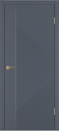 Linea ART1 ДГ Графит эмаль Молдинг Золото