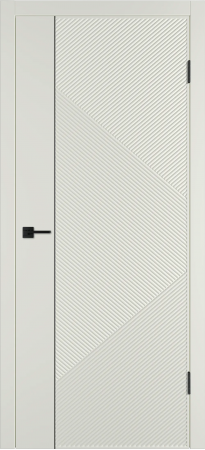 Linea ART1 ДГ Магнолия эмаль Молдинг Черный