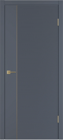 Linea HR1 ДГ Графит эмаль Молдинг Золото