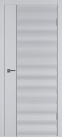 Linea HR1 ДГ Светло-серая эмаль Молдинг Серебро