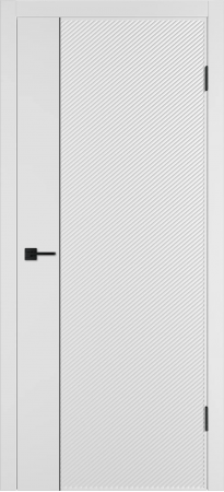 Linea DR1 ДГ Белая эмаль Молдинг Черный