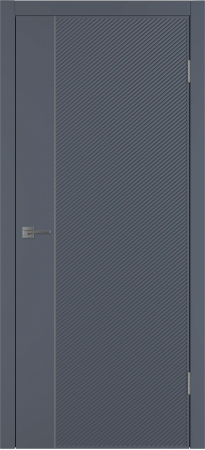 Linea DR1 ДГ Графит эмаль Молдинг Серебро