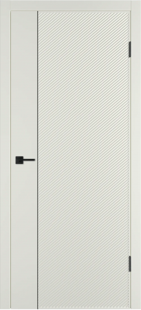 Linea DR1 ДГ Магнолия эмаль Молдинг Черный