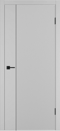 Linea DR1 ДГ Серебро эмаль Молдинг Черный