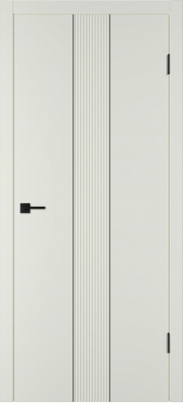 Integra 65 ДГ Магнолия эмаль Молдинг Черный