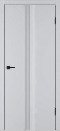 Integra 65 ДГ Светло-серая эмаль Молдинг Черный