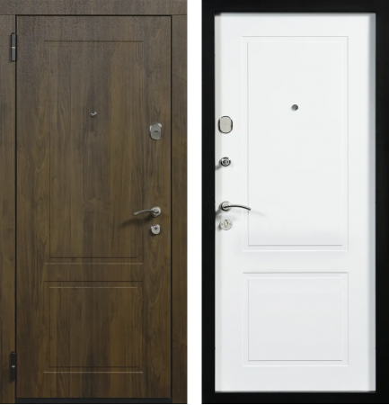 Бавария ЮП-2 Орех тёмный - ЮП-2 ZB Белый