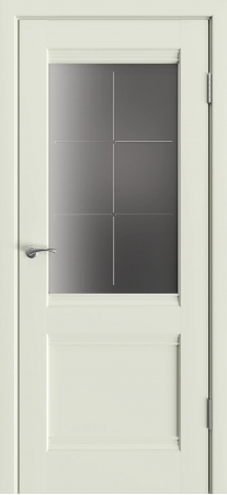 Робер ДО матовое с фрезеровкой Белый (65)