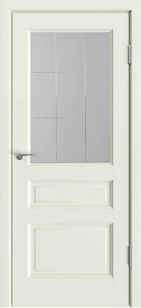 Венеция м. ДО матовое с фрезеровкой Белый (65)