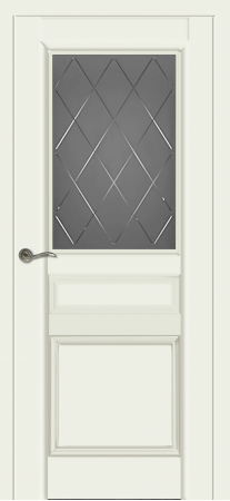 Валенсия м. ДО графит с фрезеровкой Белый (65)